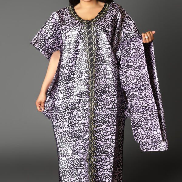 Light Purple Kampala VIP Boubou
